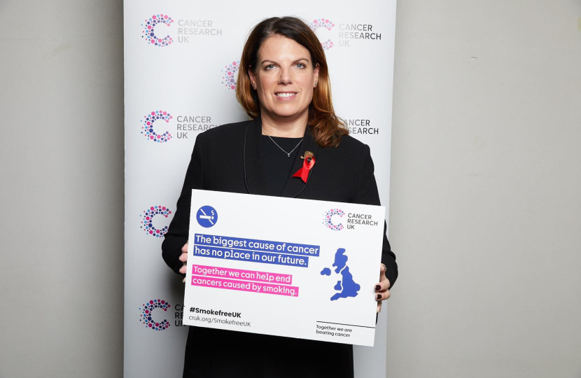 Caroline at the Cancer Research UK event in Westminster